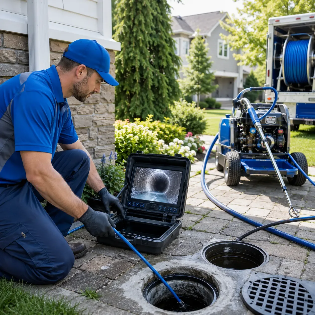 Outdoor drain cleaning professionals serving Brodnax, VA